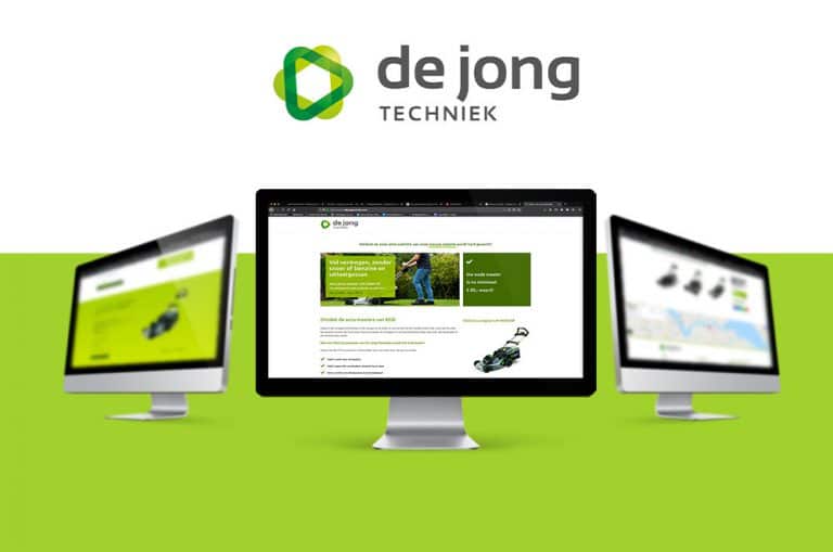 De Jong Techniek website